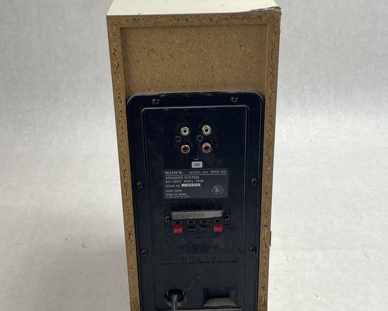 Sony SRS-D2 Subwoofer - Tested