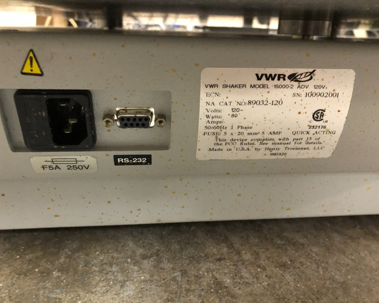 VWR 15000  Advanced Orbital Shaker 15000-2 89032-120 36"x24"
