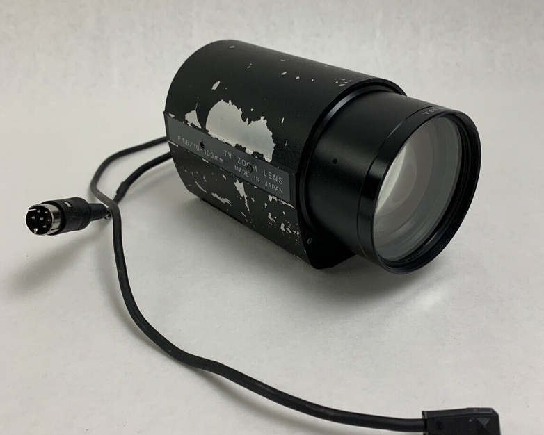Pelco 23ZV10X10 F 1.6 / 10-100mm TV Zoom Lens - Untested
