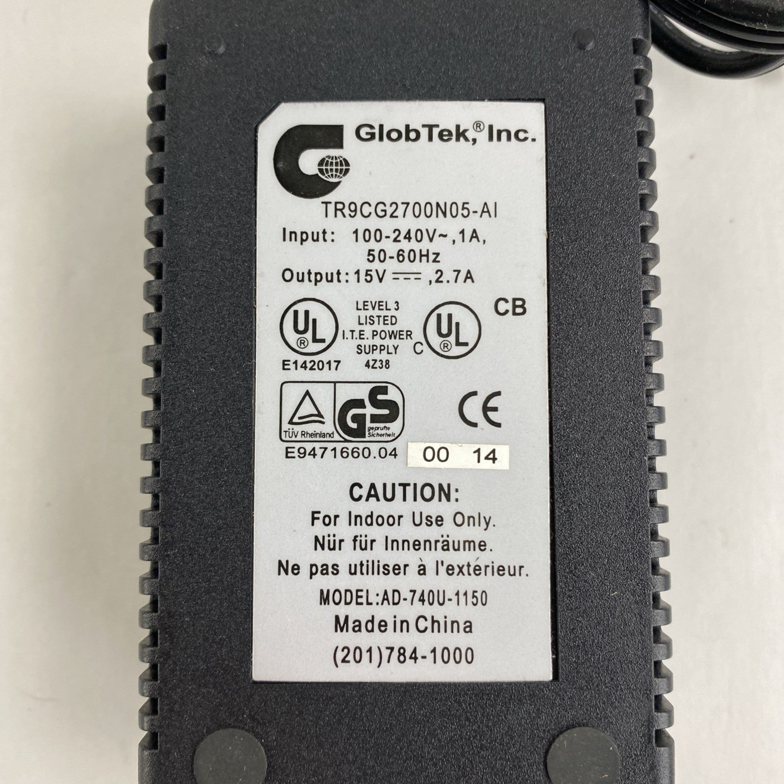 GlobTek AD-740U-1150 Power Supply Lot of 25