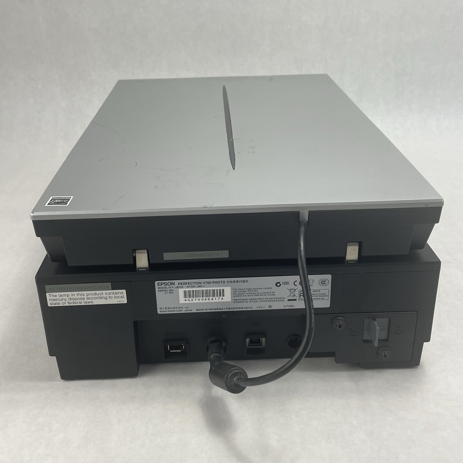 Epson Perfection V700 Photo Flatbed Dual Negative Film Scanner No Power Cord8