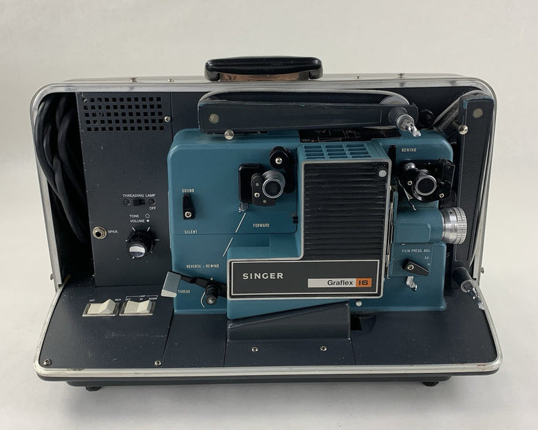 Singer Graflex 16 Sound Projector Power Tested Speaker Hums