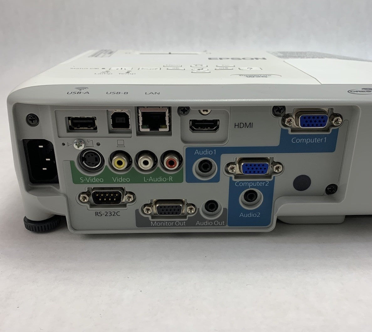 Epson PowerLite W29 H690A LCD Lamp Projector 2079 Lamp Hours - No Remote4