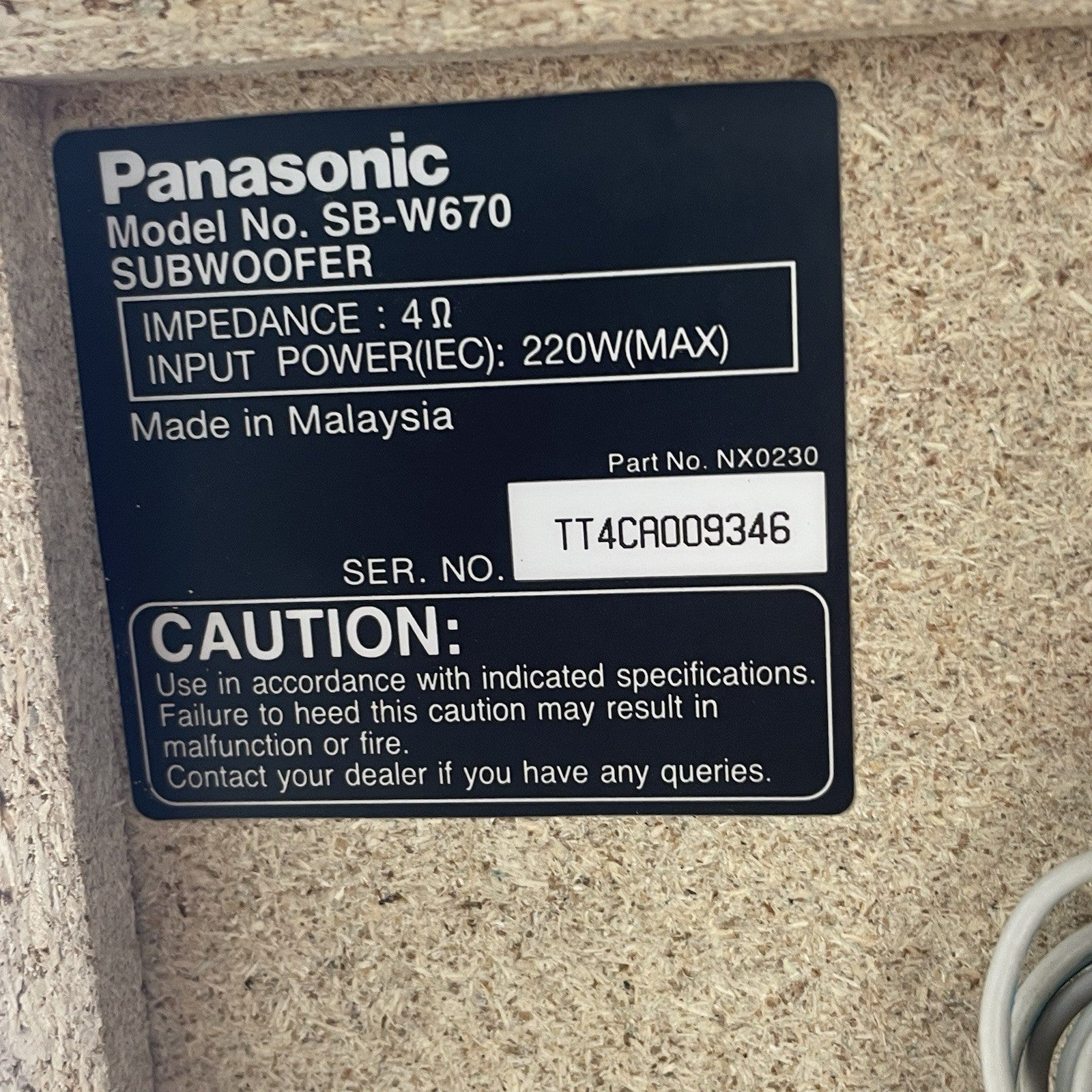 Panasonic SB-W670 Home Theatre System Tested14