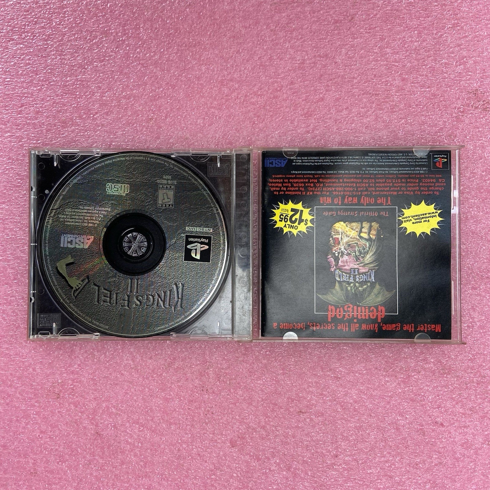 King's Field II Sony PS1 Playstation 1 Game (1996) CIB Tested4