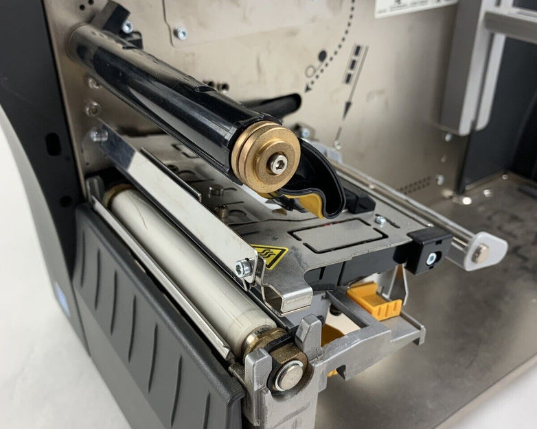 Zebra ZT220 ZT22042-D01000FZ Thermal Label Printer Tested Missing Clamp Handle