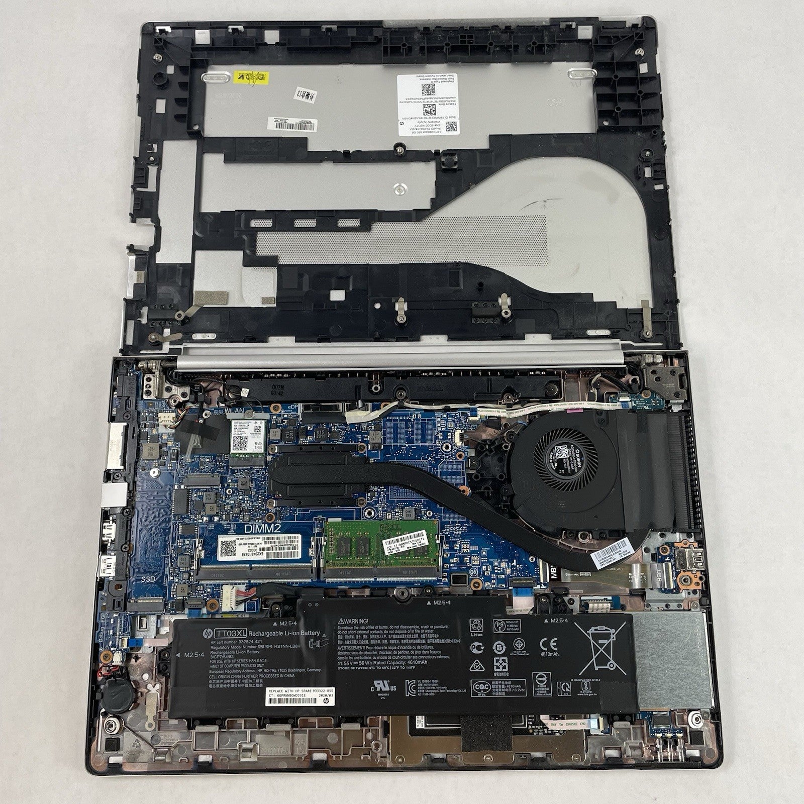 HP EliteBook 850 G6 15.6" i5-8365U 1.60 GHz 8GB RAM No SSD/OS/AC - Scratched Key16