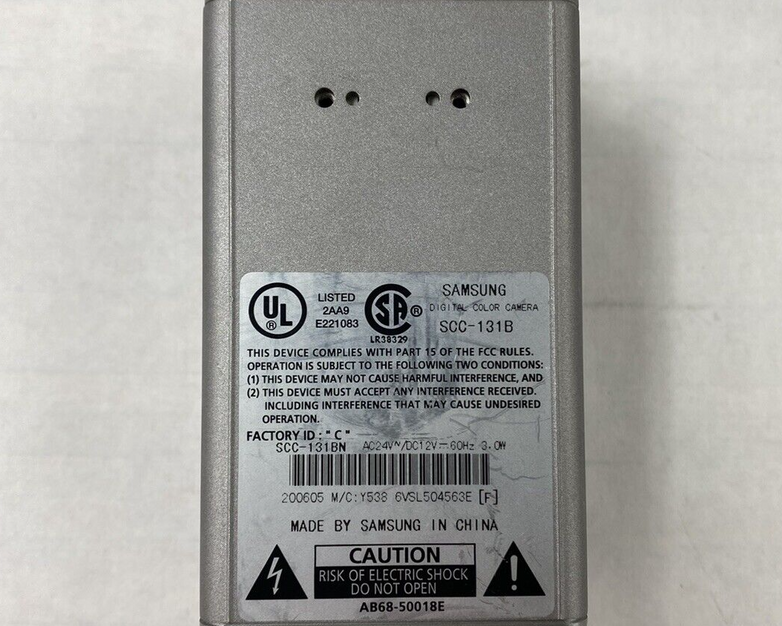 For Parts or Repair Samsung SCC-131B Digital Color Camera No Lens