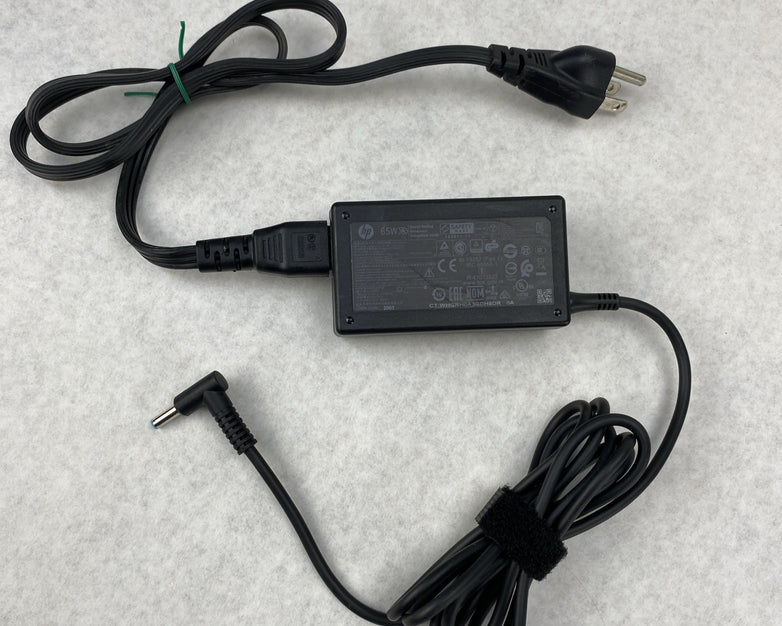 HP TPN-CA16 65W 19.5V 3.33A Blue Tip Barrel Laptop AC Adapter (Lot of 10)