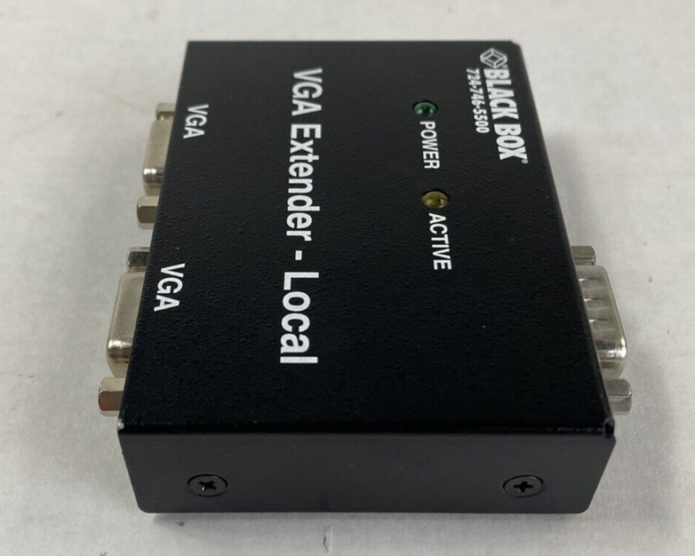 Lot of 2 Black Box 724-746-5500 VGA Extender Local Untested