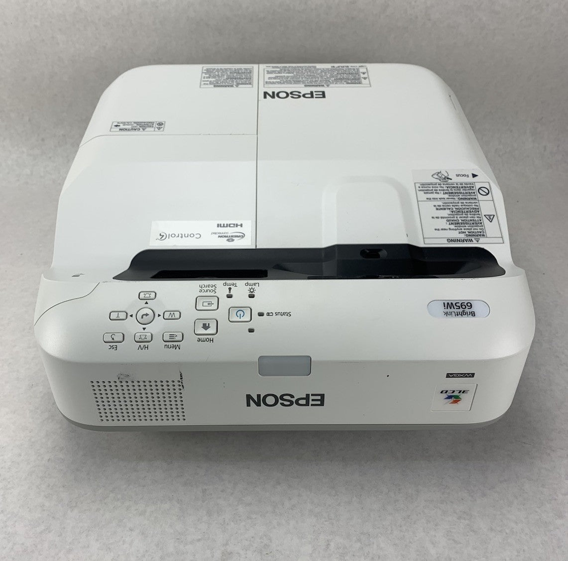 Epson PowerLite 695Wi H740A LCD Lamp Projector 938 Lamp Hours - No Remote4