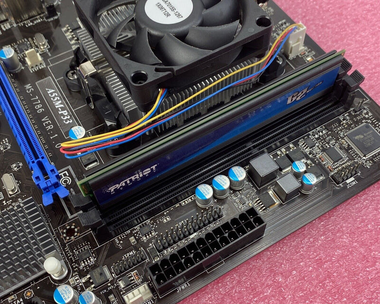 MSI A55M-P33 MS-7786 Motherboard Intel AMD A4-3400 2.7GHz 4GB RAM w/ Sheild