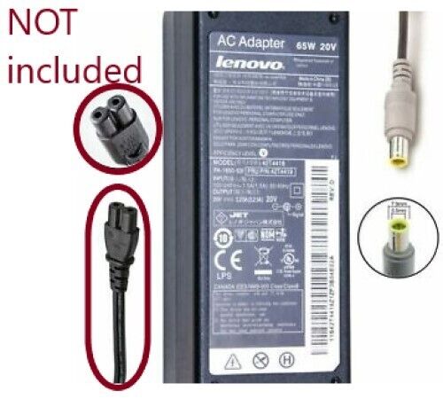 Lenovo 45N0121 ThinkPad Laptop Power Adapter 65W 20V 3.25A (Lot of 4)