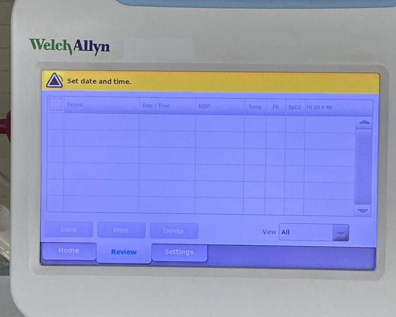 Welch Allyn 6000 Series Vital Sign Monitor 63MTXX w/ Mobile Stand 4800-60