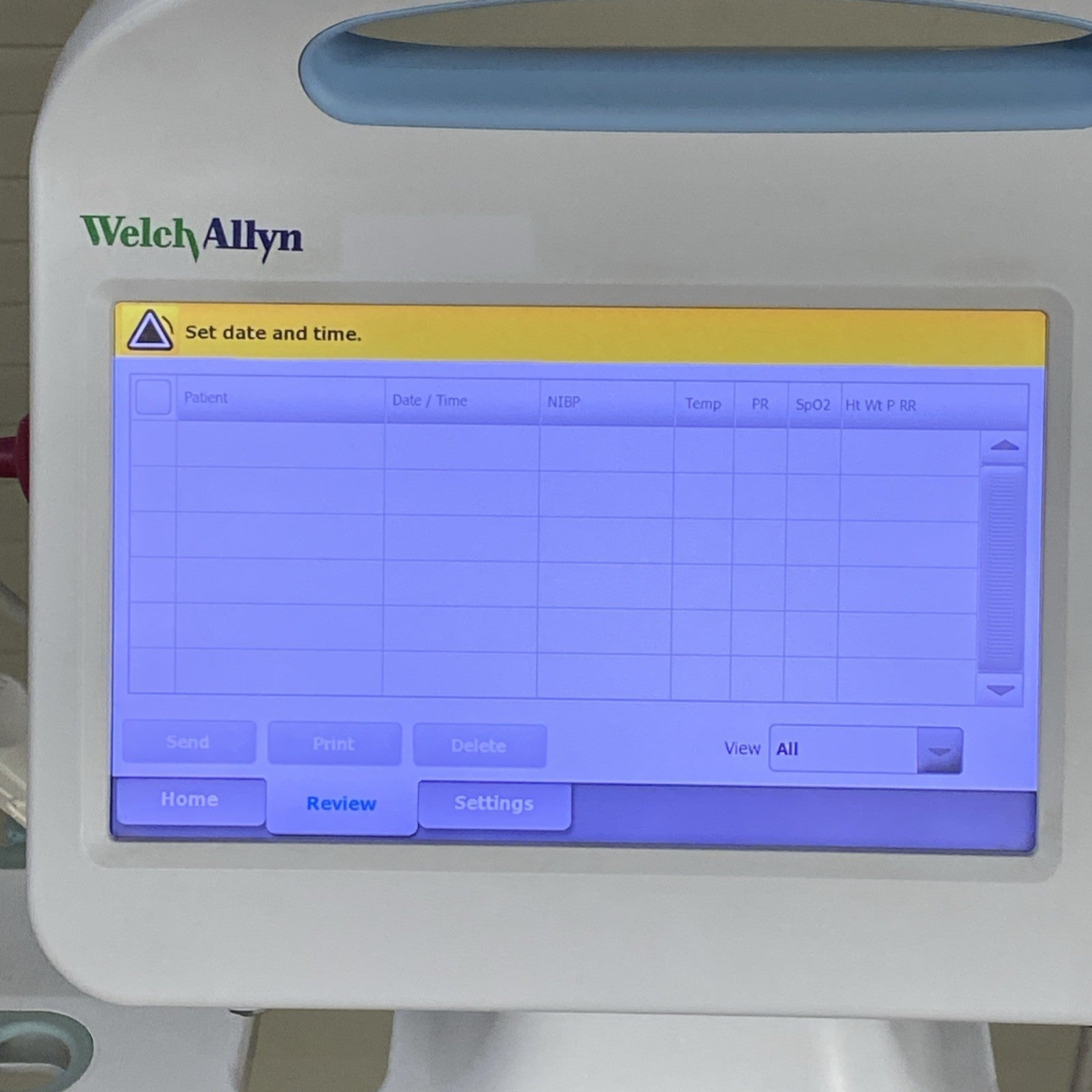 Welch Allyn 6000 Series Vital Sign Monitor 63MTXX w/ Mobile Stand 4800-603