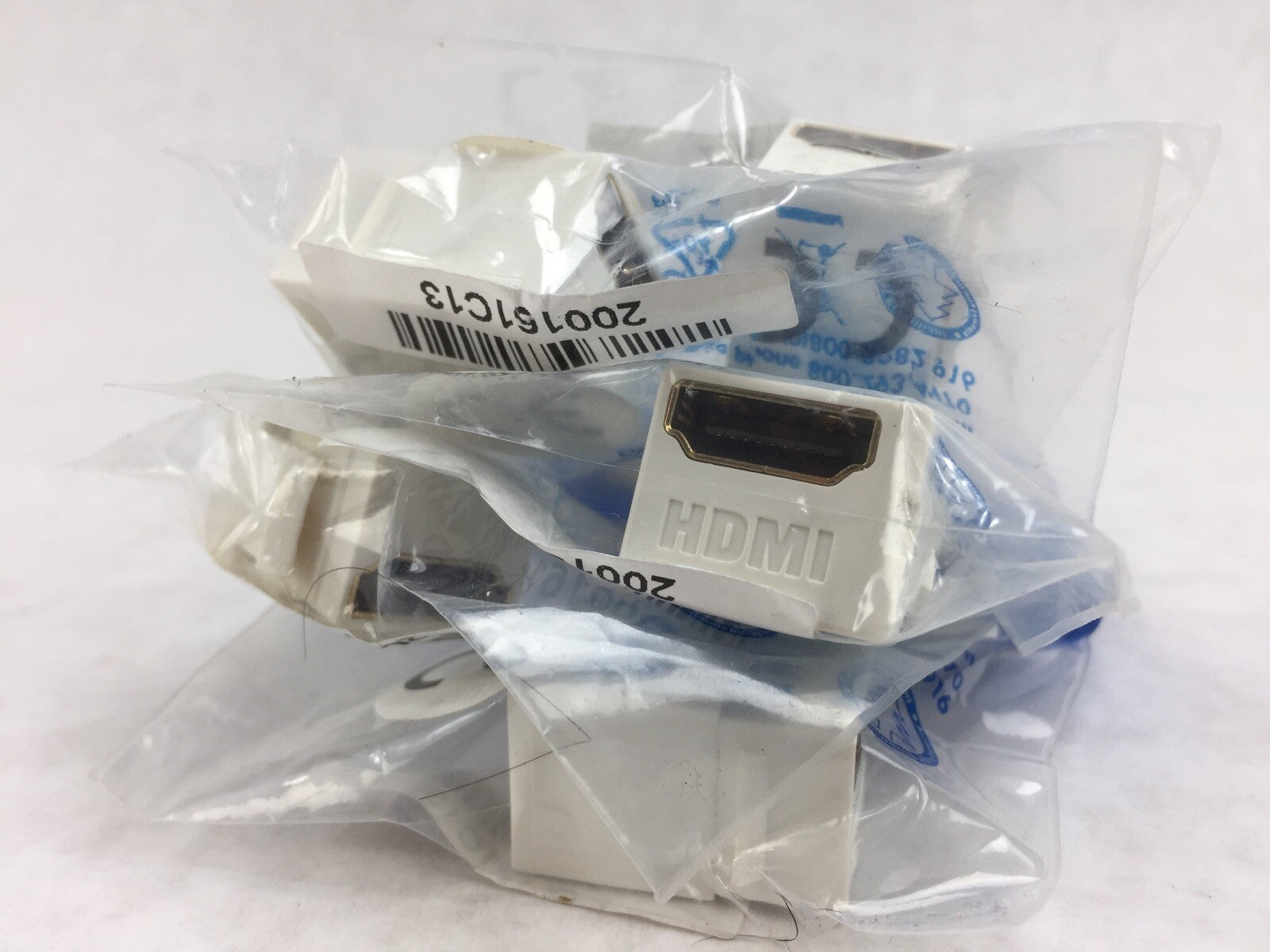 Lot of 5 C2G Snap-In HDMI Keystone Module - White