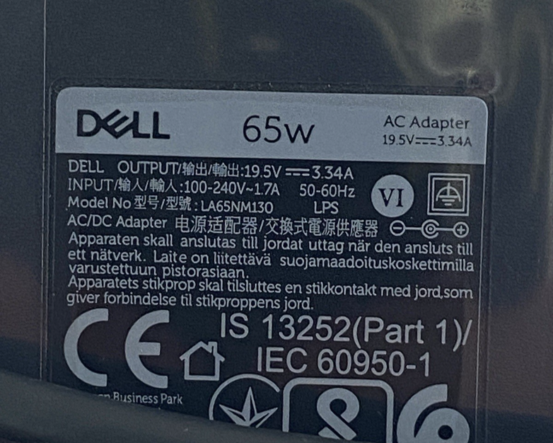 Dell LA65NM130 HA65NM130 65W 19.5V 7.4mm Barrel Charger AC Adapter Lot of 10