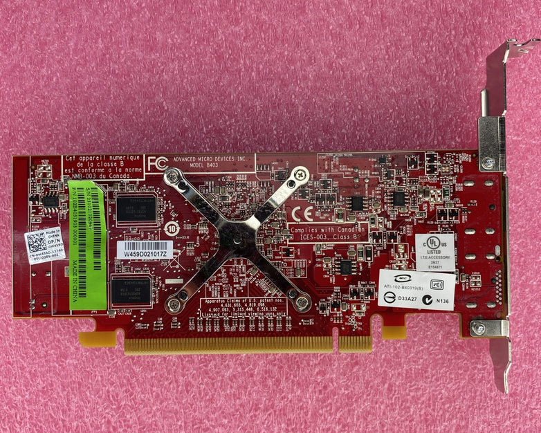 0W459D Dell ATI AMD Radeon HD 3470 2xDP 256MB PCI-e Video Card Lot Of 7