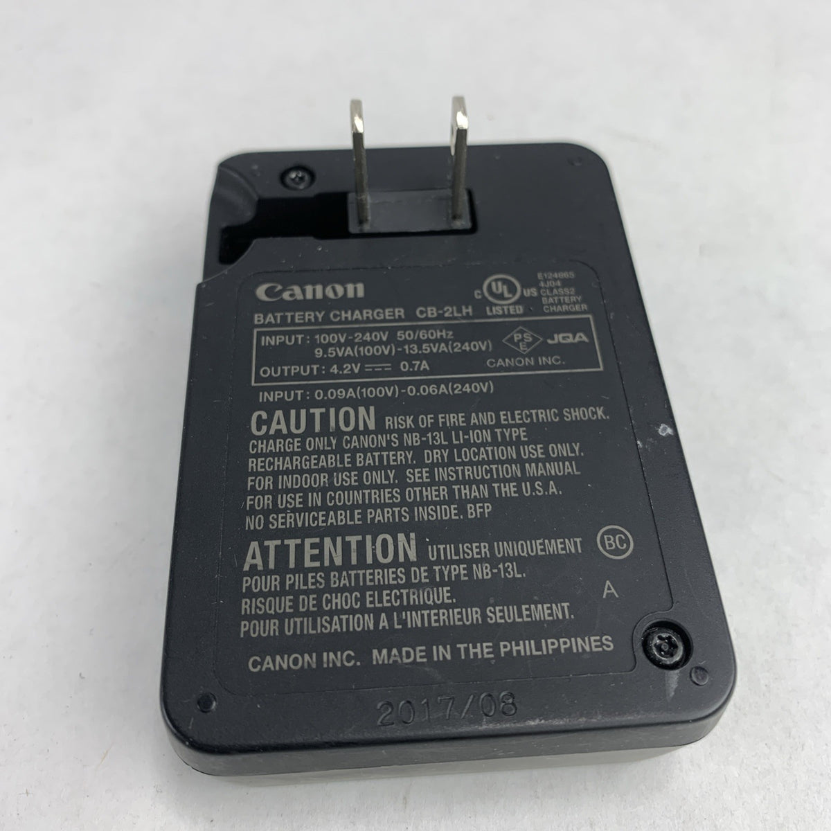 Original Canon CB-2LH NB-13L Lithium-Ion Rechargeable Battery Charger5