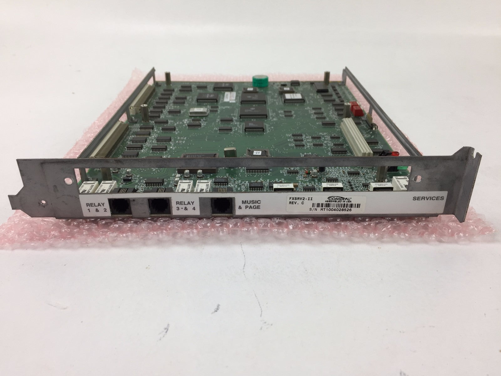 Comdial Vertical FX II/MP5000 FXSRV2-II Rev C 480 Port Services Circuit Card