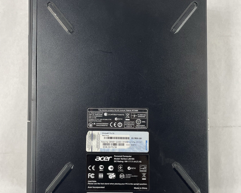 ACER Veriton L4618G Micro i5-2400S 2.50 GHz 4 GB RAM No SSD/OS/AC