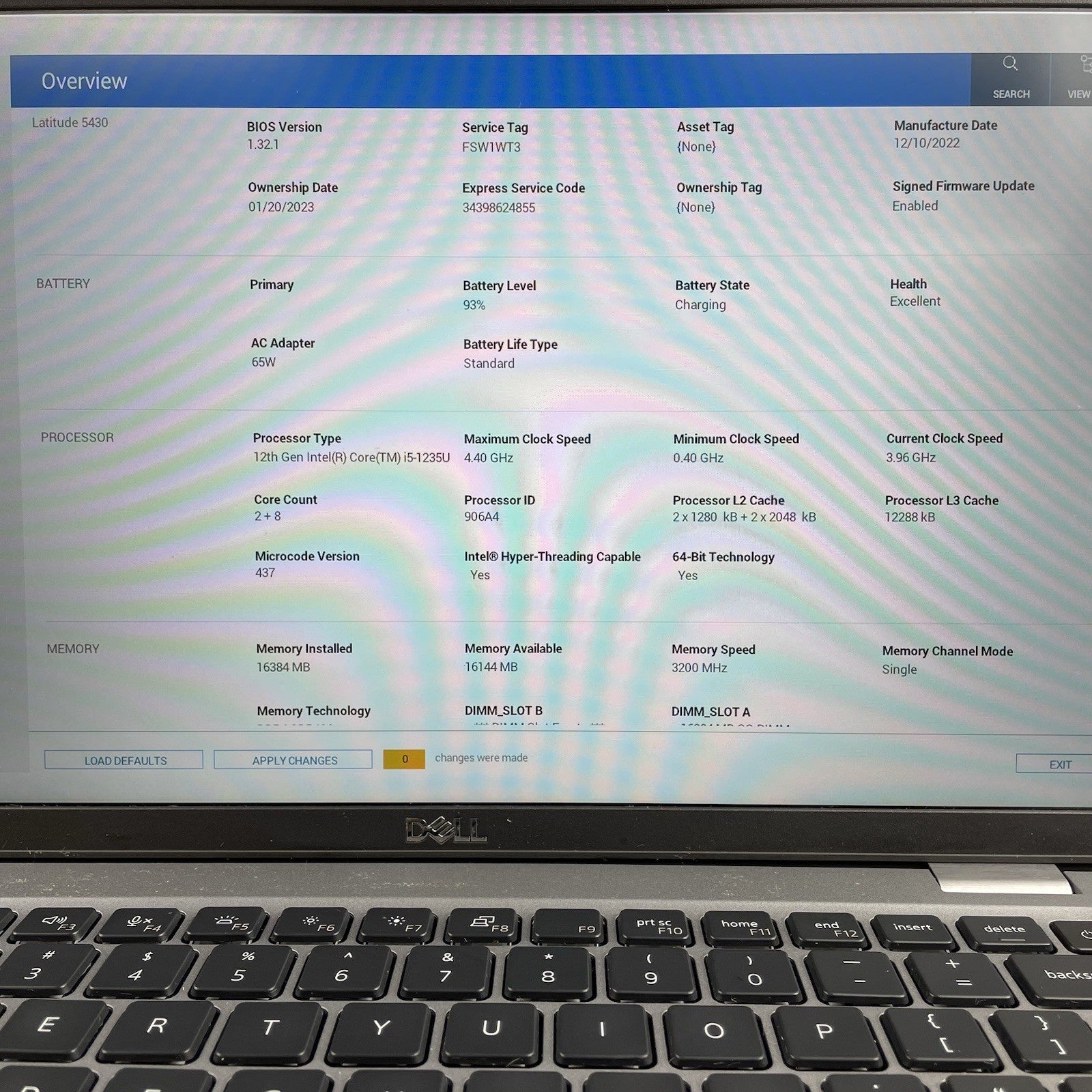 Dell Latitude 5430 14" i5-1235U 3.96 GHz 16 GB RAM No SSD/OS/AC2