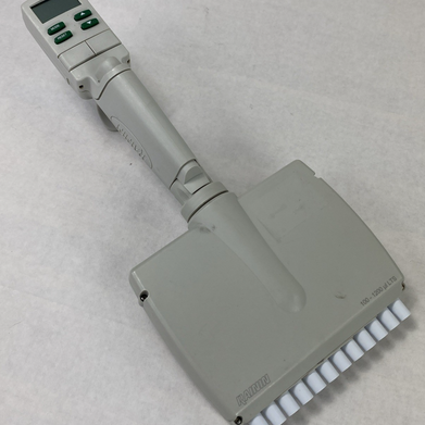 Rainin EDP3-Plus 100-1200 uL LTS 12-Channel Digital Pipette No Battery Untested