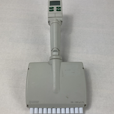 Rainin EDP3-Plus 100-1200 uL LTS 12-Channel Digital Pipette No Battery Untested