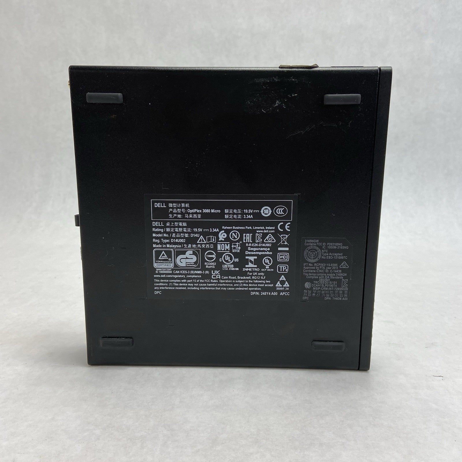 Dell Optiplex 3080 Micro Intel Core i5-10500T 2.3GHz 16GB RAM No HDDOSAC4