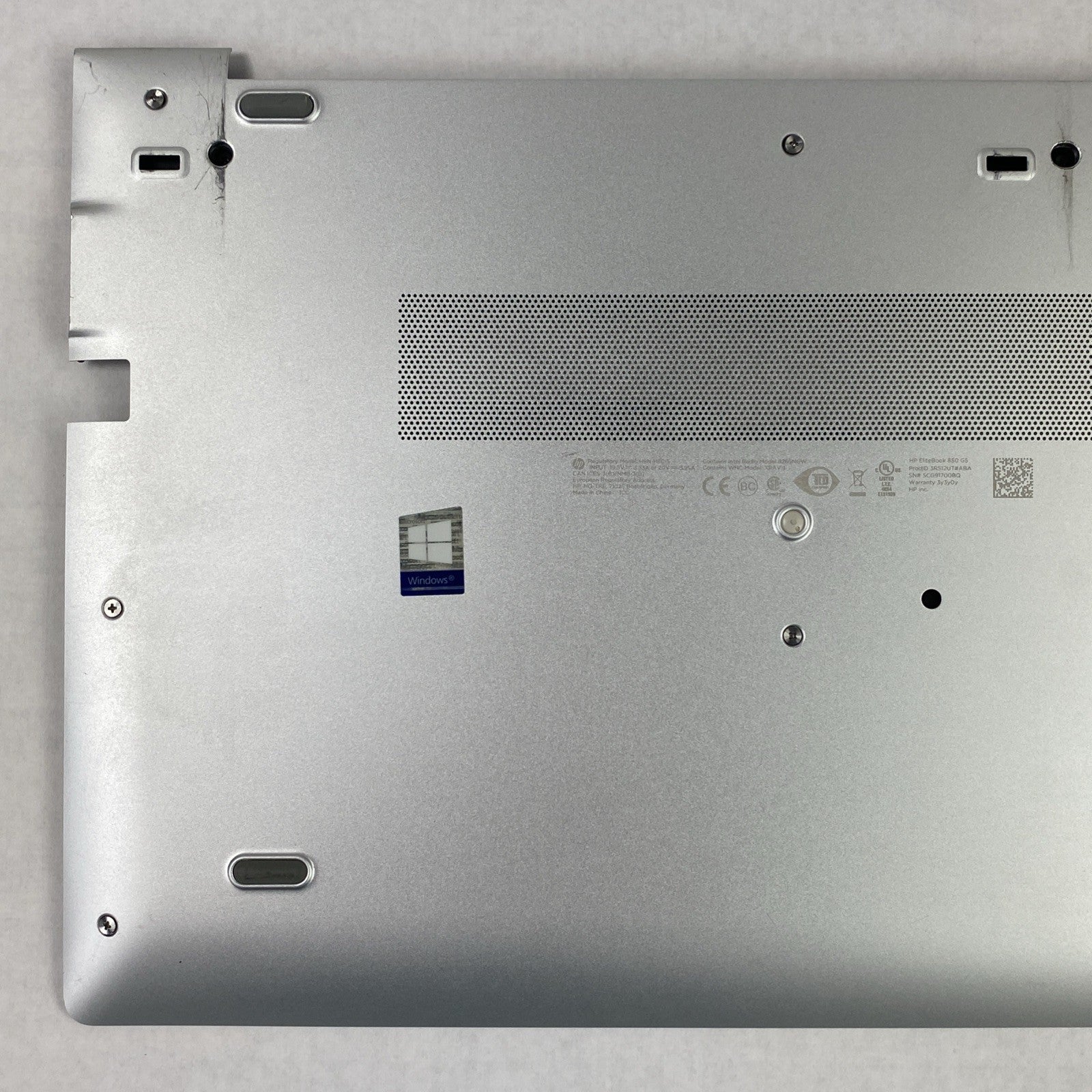HP EliteBook 850 G5 15.6" Laptop Bottom Base Cover Assembly