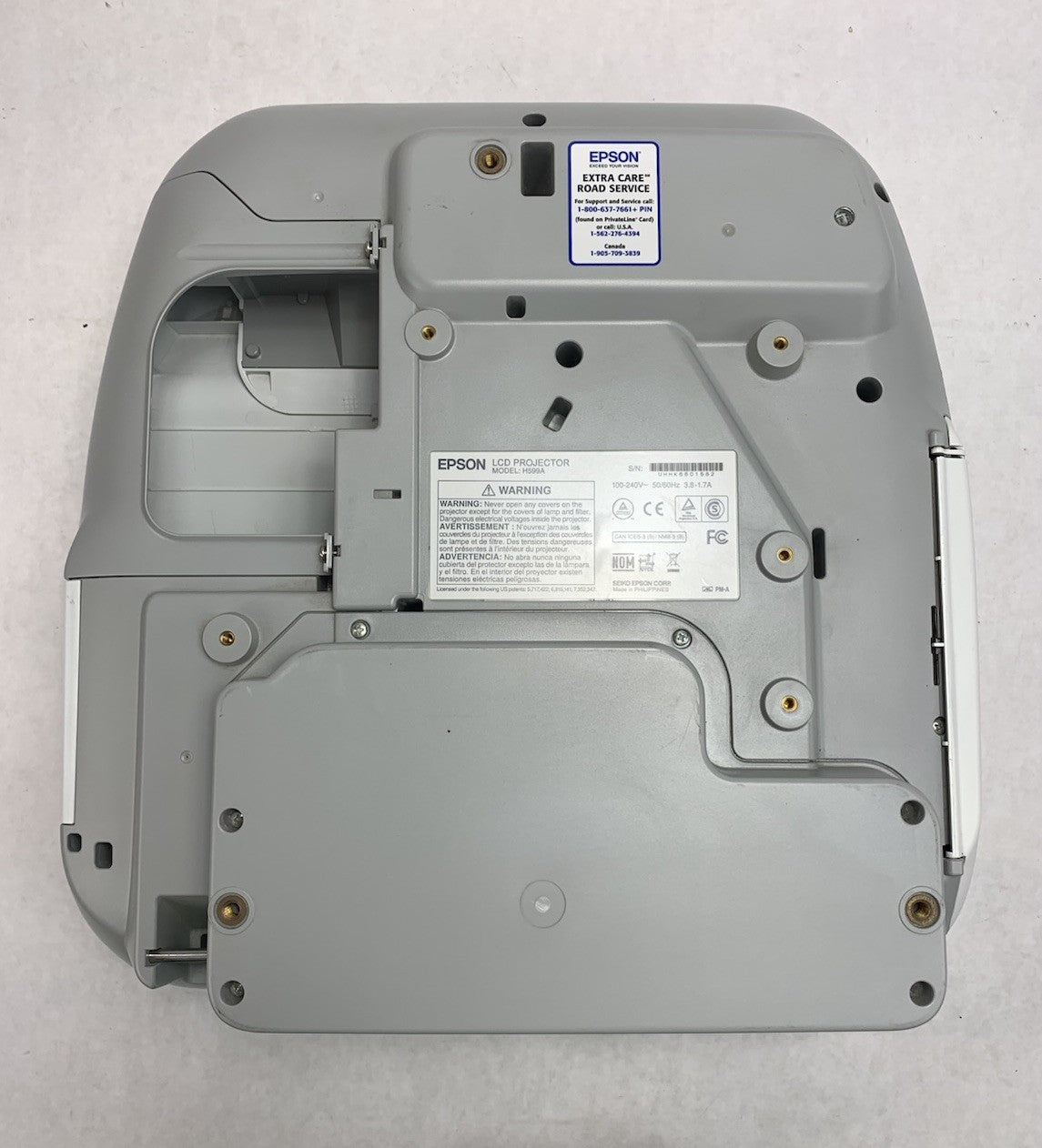 Epson BrightLink 595Wi H599A LCD Lamp Projector 1764 Lamp Hours - No Remote6