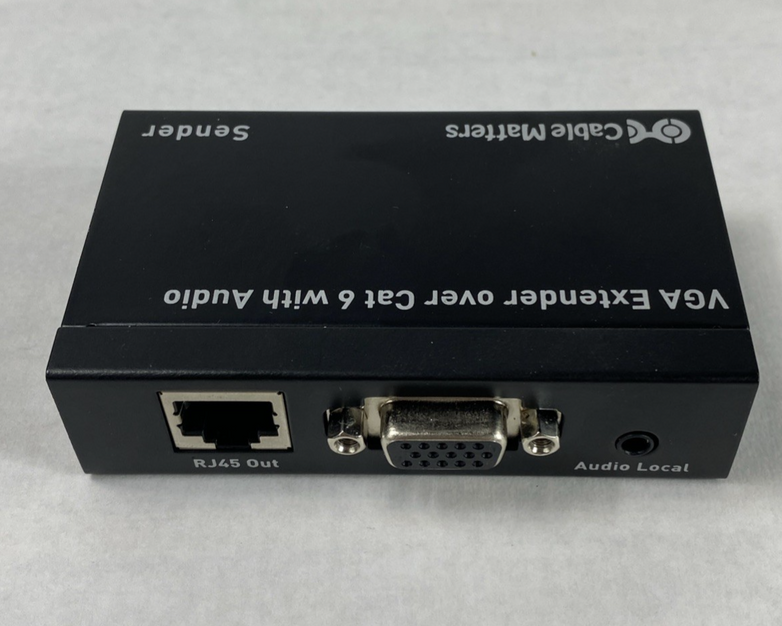 Cable Matters Model 103004 VGA Extender Over Cat6 With Audio Sender Only