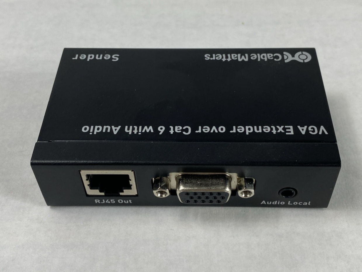 Cable Matters Model 103004 VGA Extender Over Cat6 With Audio Sender Only