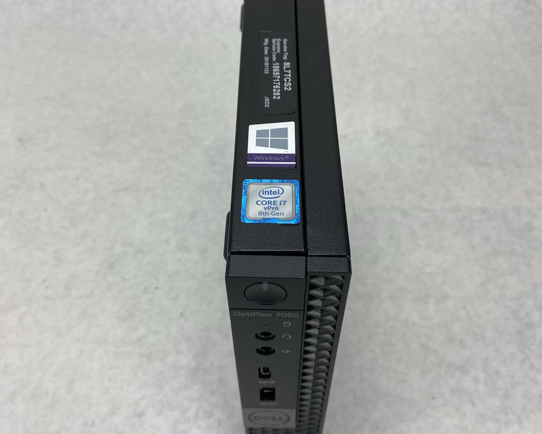 Dell Optiplex 7060 Micro Intel Core i7-8700T 2.4GHz 8GB RAM No HDDOSAC
