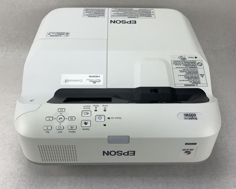 Epson PowerLite 695Wi H740A LCD Lamp Projector 2072 Lamp Hours - No Remote