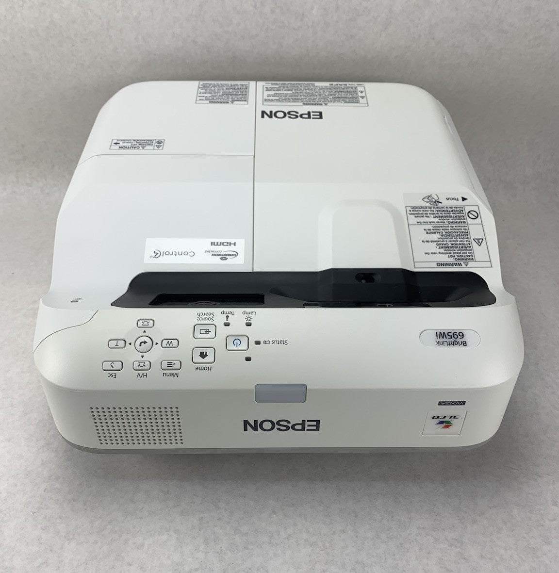 Epson PowerLite 695Wi H740A LCD Lamp Projector 2072 Lamp Hours - No Remote3
