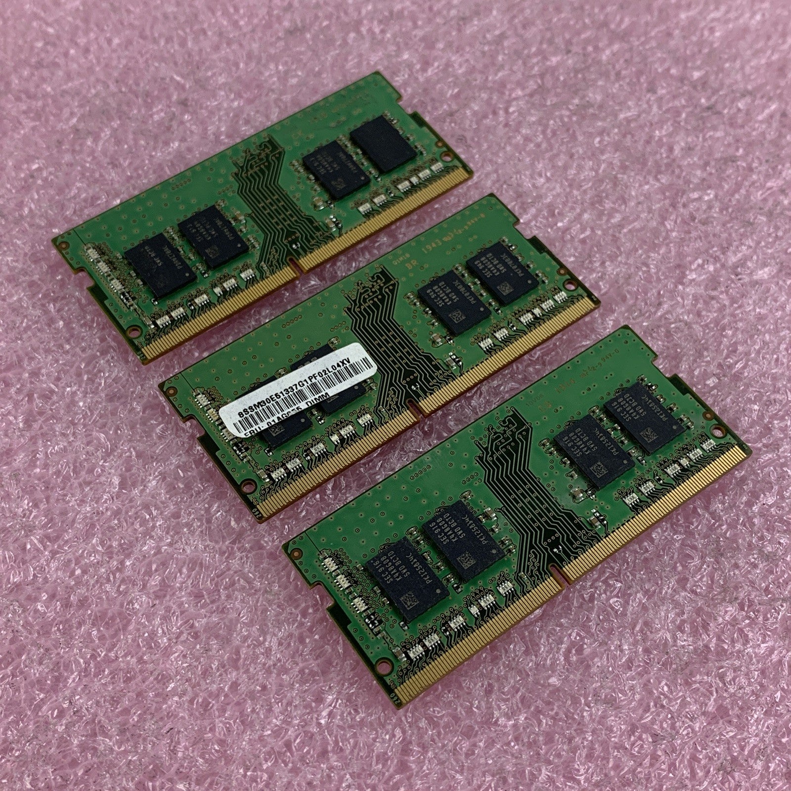 Samsung M471A1K43DB1-CTD 8 GB PC4-2666V-SA1-11 SODIMM Laptop Memory Lot of 3