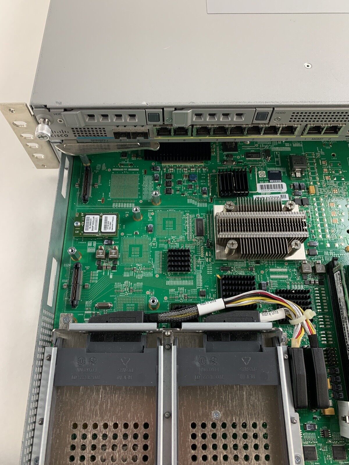 Cisco ASA 5585 8-Port GbE Firewall Security Appliance 2x 5580-X SSP-10 Mod Cards