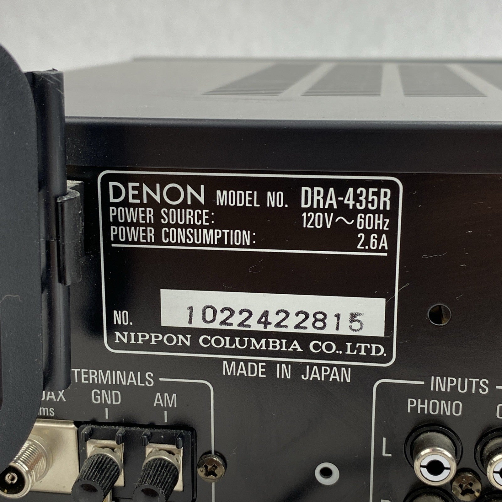 Denon DRA-435R Precision Audio Component AM-FM Stereo Receiver With Antenna5