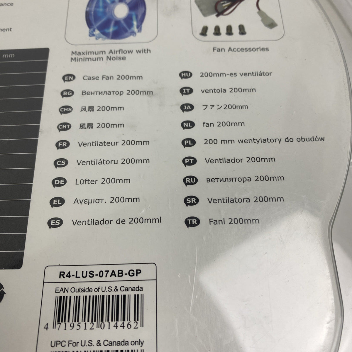 Cool Master R4-LUS-07AB-GP MegaFlow 200 Blue LED - Lot of 28