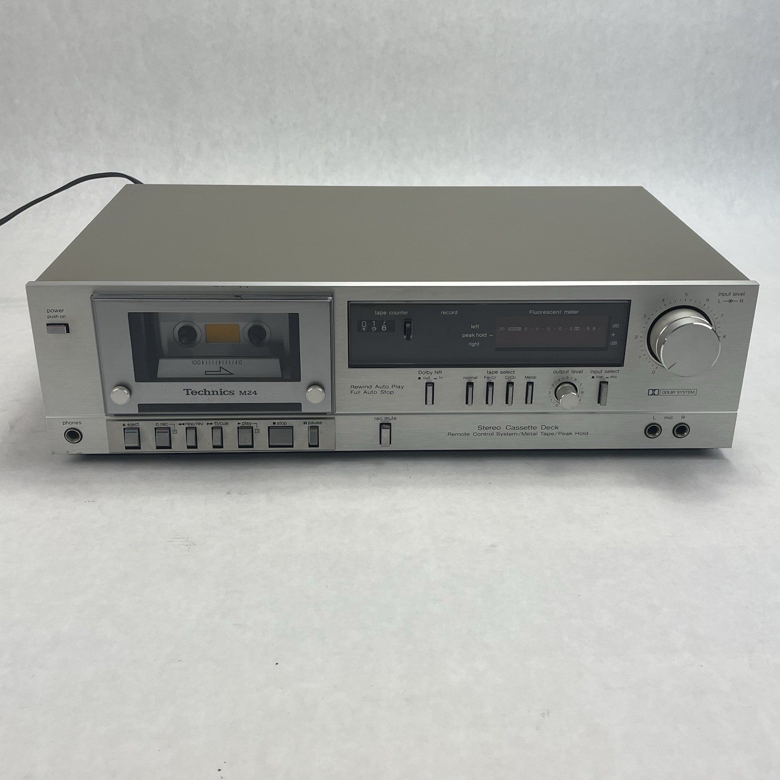 Technics RS-M24 Cassete Deck  Tested1