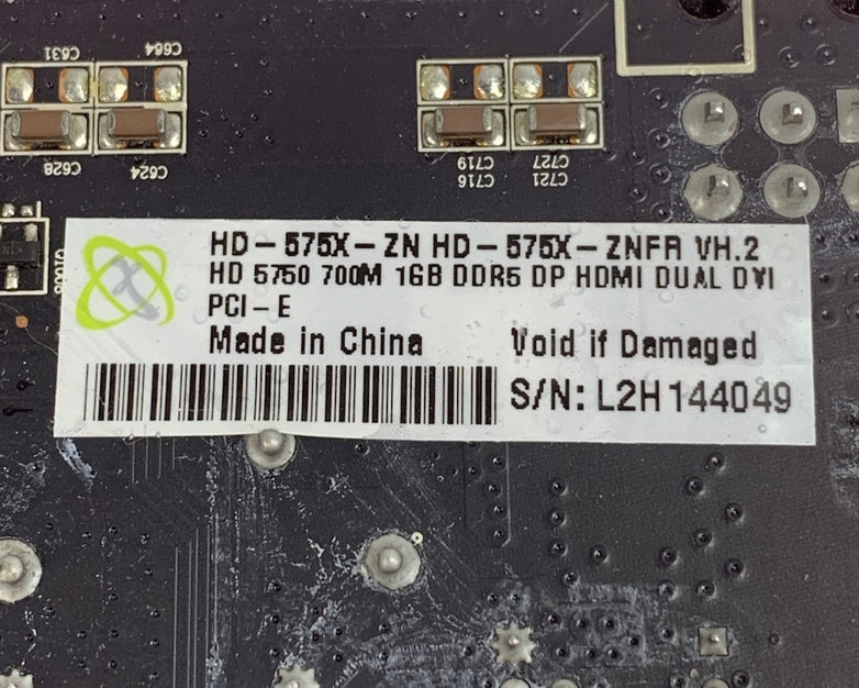 XFX ATI Radeon HD 5750 1GB Video Graphics Card