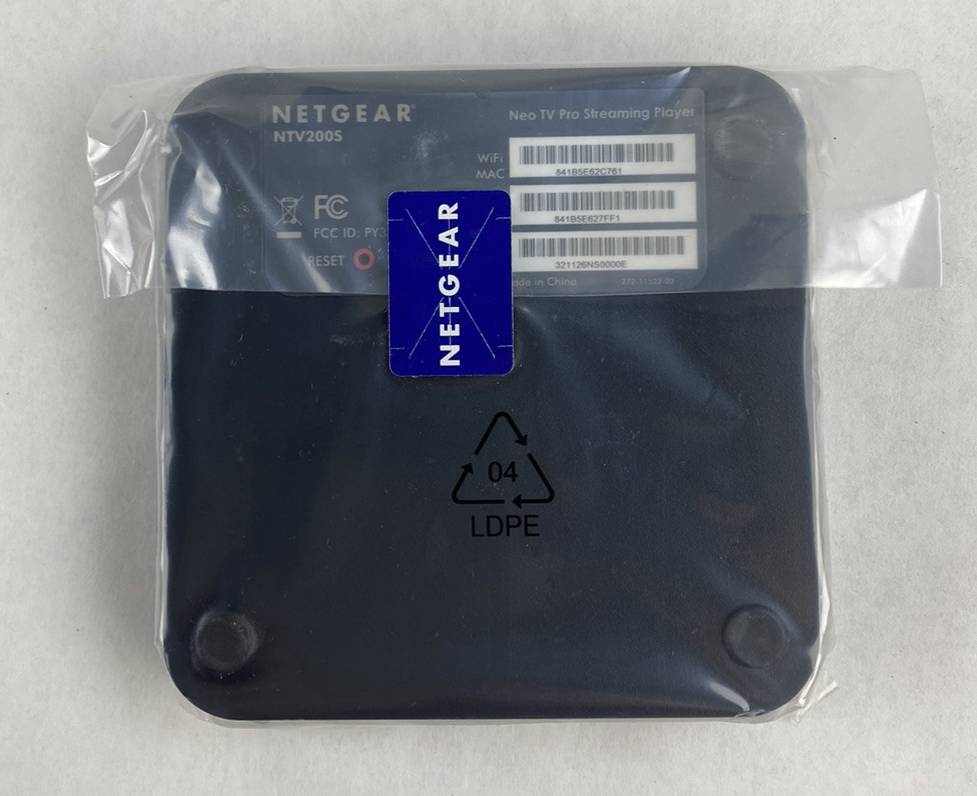 Netgear NeoTV NTV200S Streaming Player Open Box New