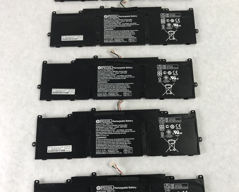 Lot of (5) HP PE03XL Notebook Battery 766801-421 for Chromebook 11