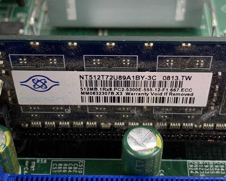 SuperMicro C25BC-Q Motherboard Intel Core 2 Quad 3GHz 512MB RAM w/Shield