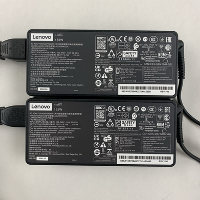 Lenovo ADL135NCC3A SA10E75848 135W 20V AC Adapter Square Slim Tip Lot of 2x