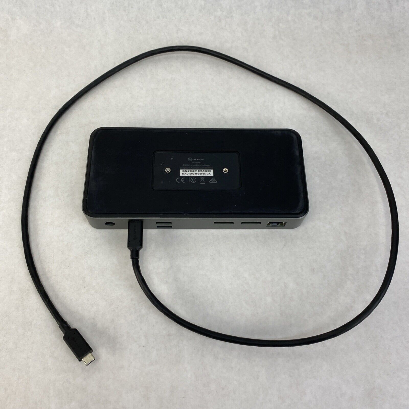Alogic DX2 Dual 4K Display Universal Docking Station DUPRDX2-100