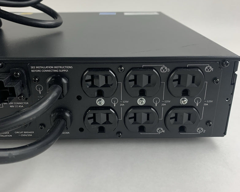 Vertiv GXT5-2000LVRT2UXL 2000VA UPS RDU101 Tested No Batteries Damaged Face