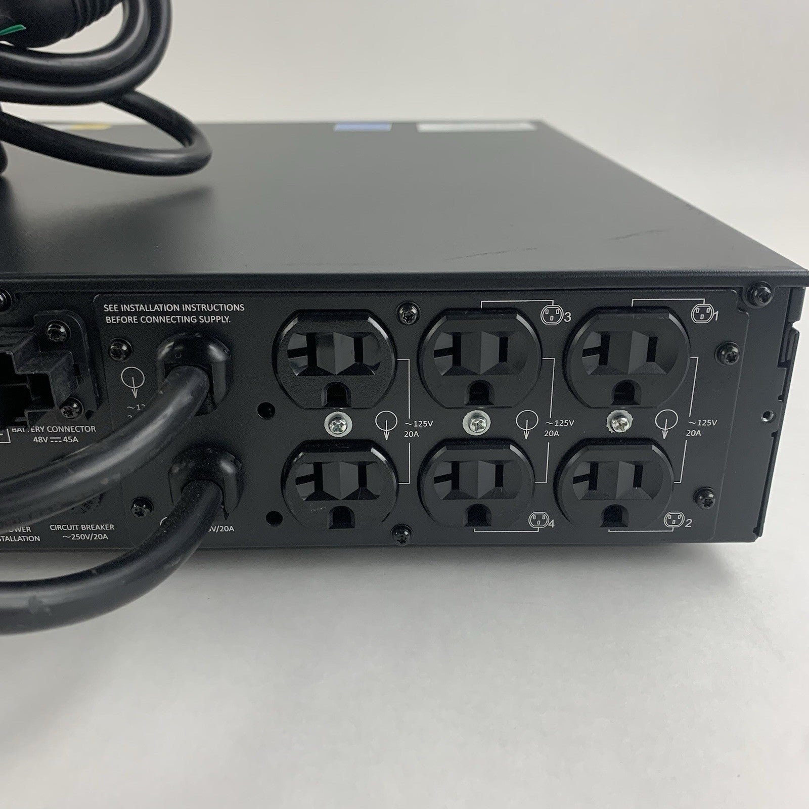 Vertiv GXT5-2000LVRT2UXL 2000VA UPS RDU101 Tested No Batteries Damaged Face8