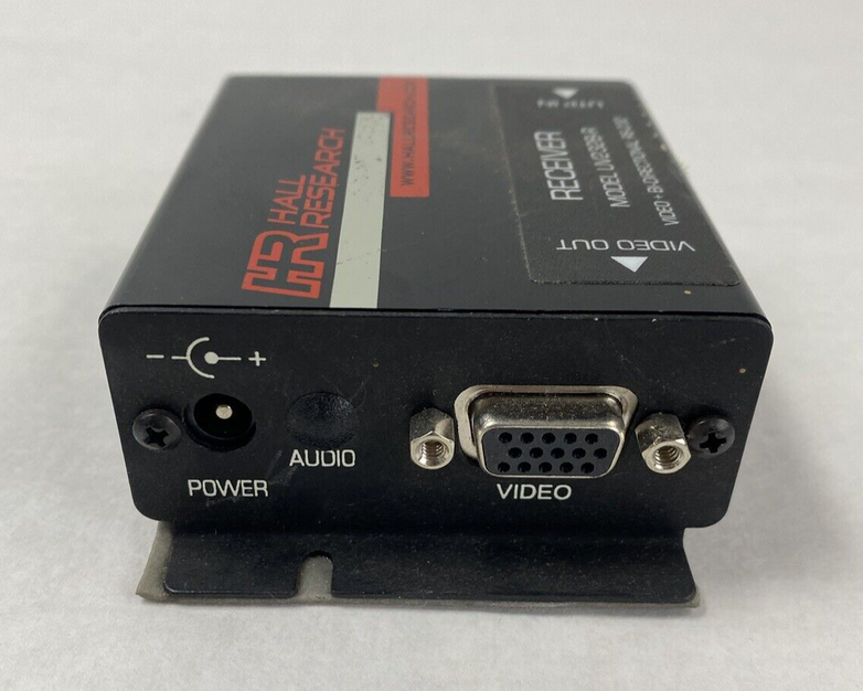 Hall Research Receiver UV232B-R Video + Bi-Directional RS-232 Untested